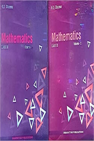 R D Sharma Class 11th both volume Used